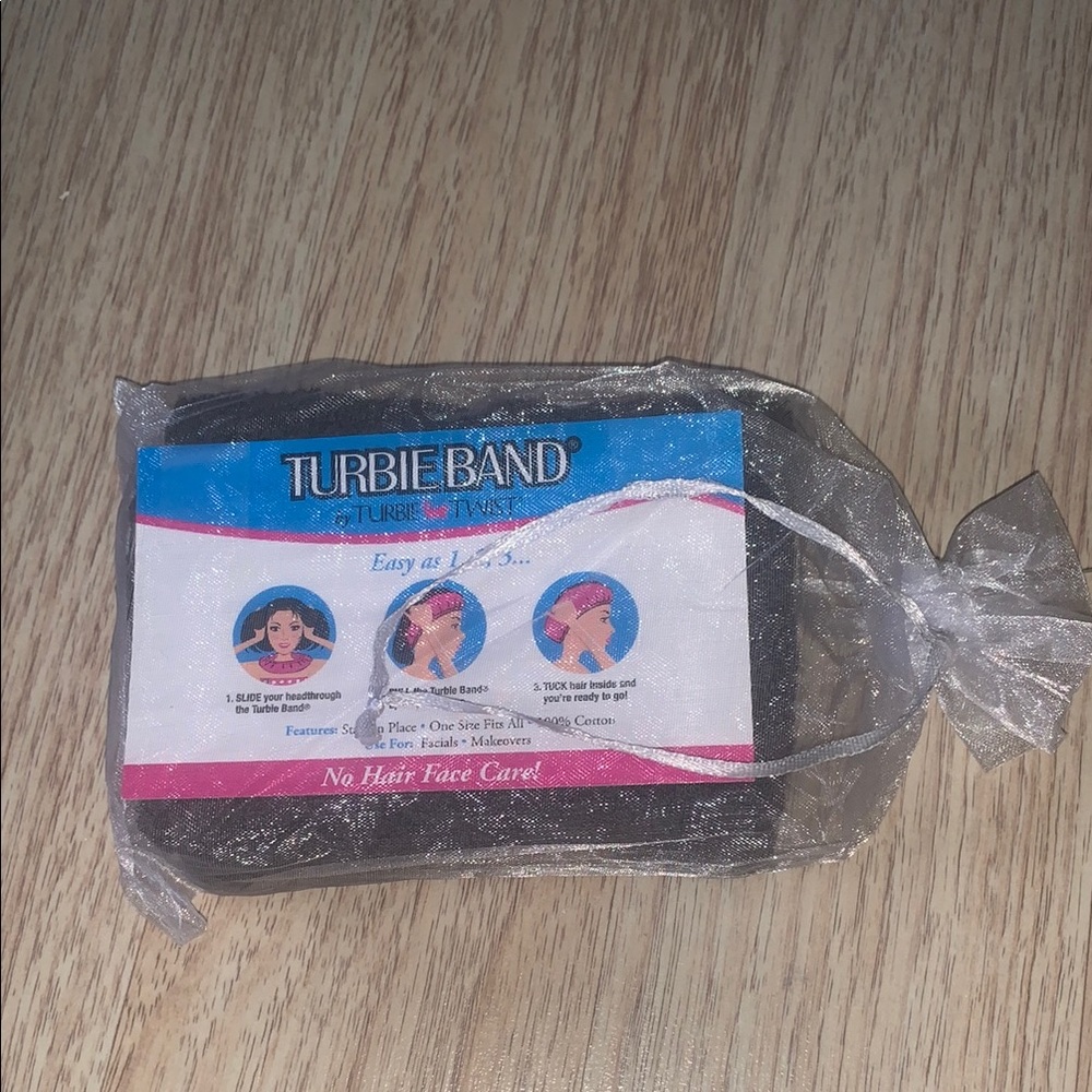 Turbie Band Hair Wrap - Dark Grey